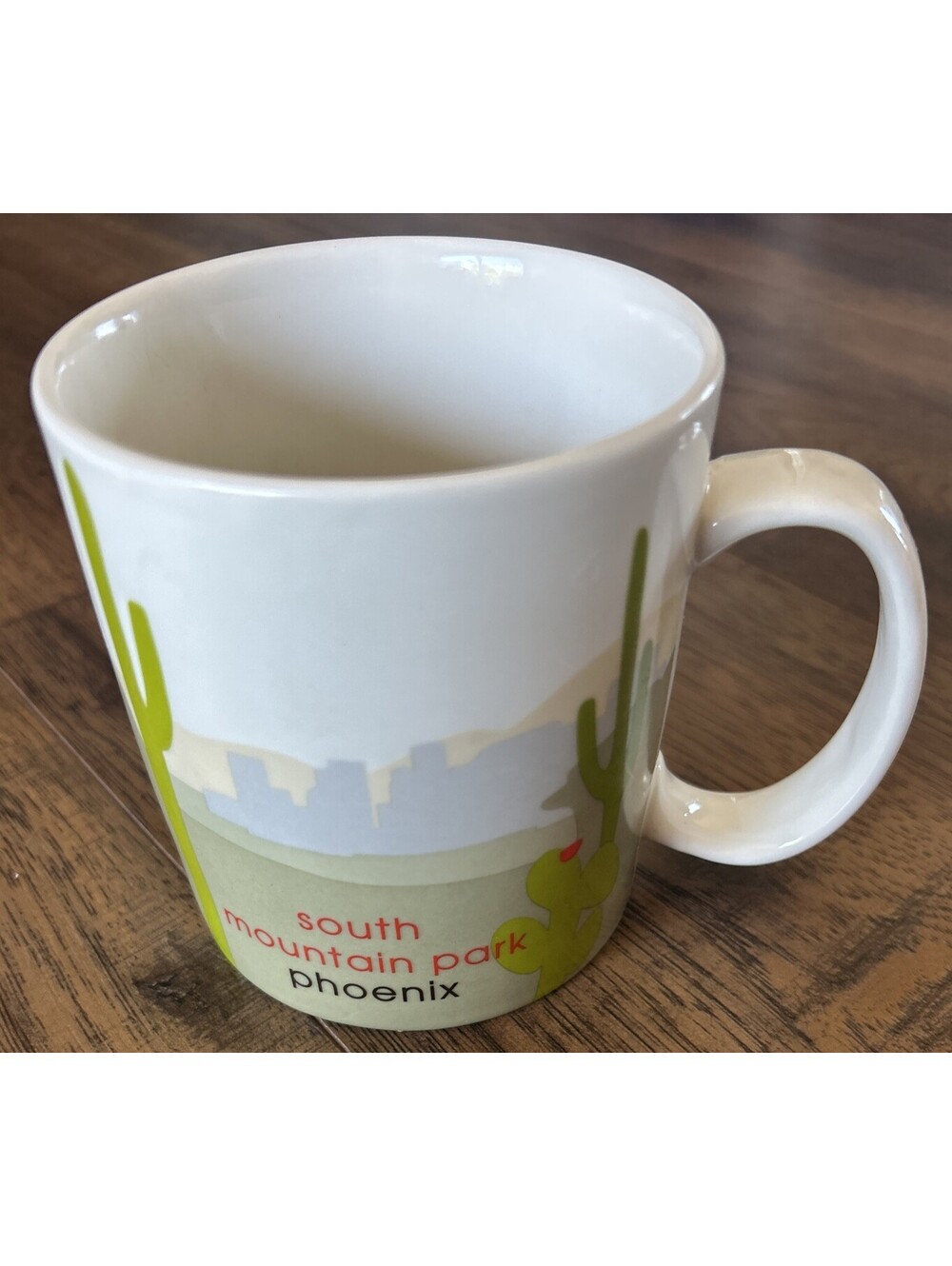 2007 Starbucks Ceramic Coffee Mug South Mountain Park Phoenix Large 18 oz AZ